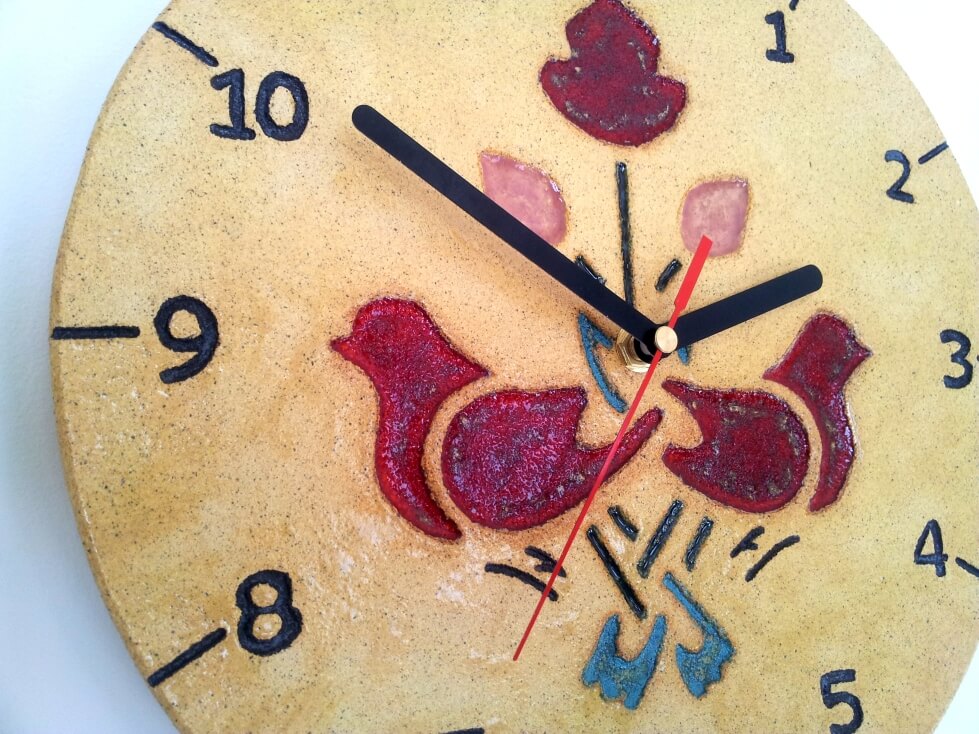 nietuzinkowy zegar ludowy